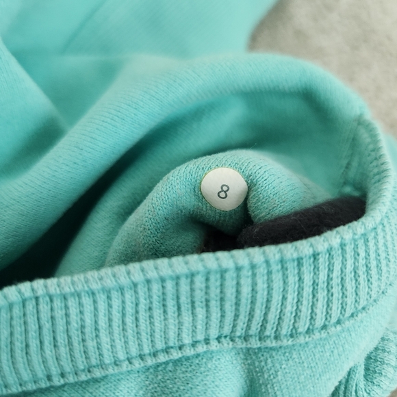 Lululemon Scuba Hoodie Hooded Sweatshirt Tiel Size 8 Fits Medium Cozy Comfy - Picture 12 of 12